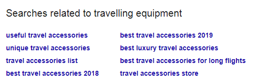 travel accessories 