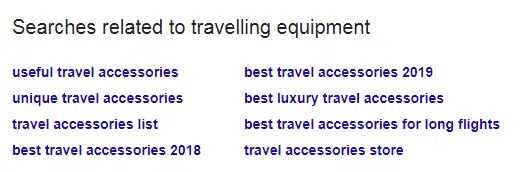 travel accessories 