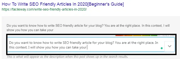 write SEO friendly article 