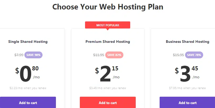 Hostinger web hosting 