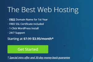 how to get a domain name for your website with Bluehost