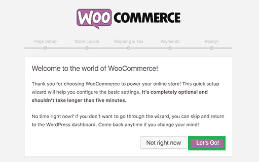 Welcome to the WooCommerce 
