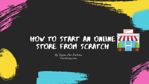 how to start an online store in 2020