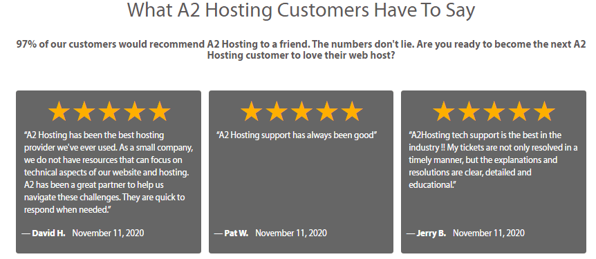 A2 Hosting review 