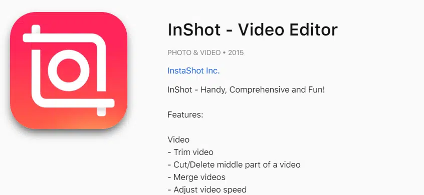 InShot Video Editor 