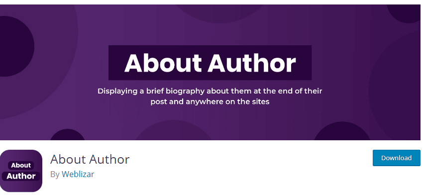 About Author Plugin 