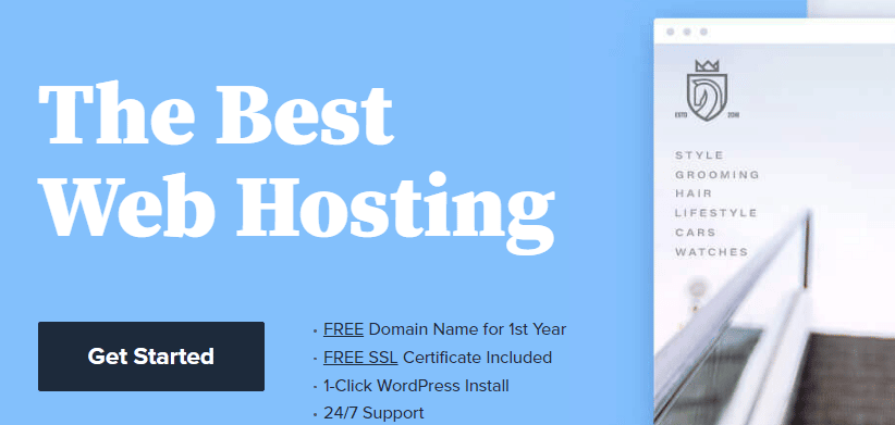 Bluehost is first one of the best shared hosting companies that are highly recommended by WordPress itself. 