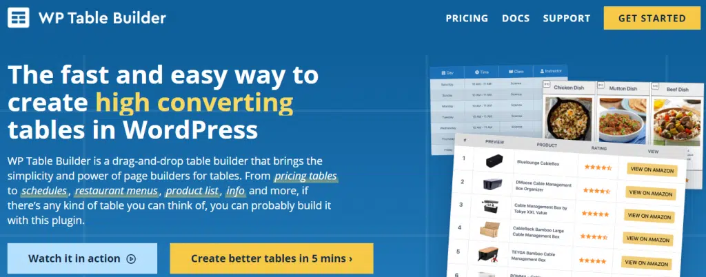 WP Table Builder Pro Review 