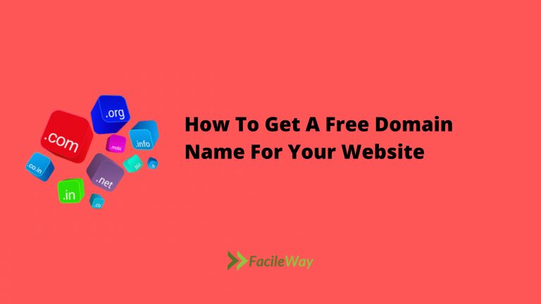 How To Get A Free Domain Name For Your Website [2022]