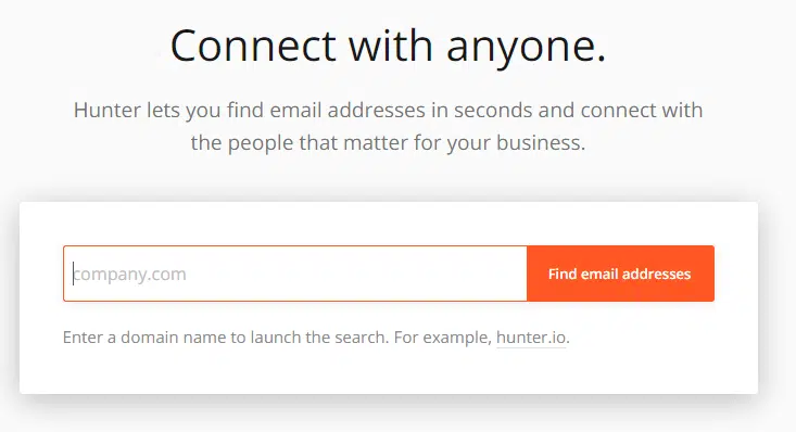 Best email addresses-finder tools 