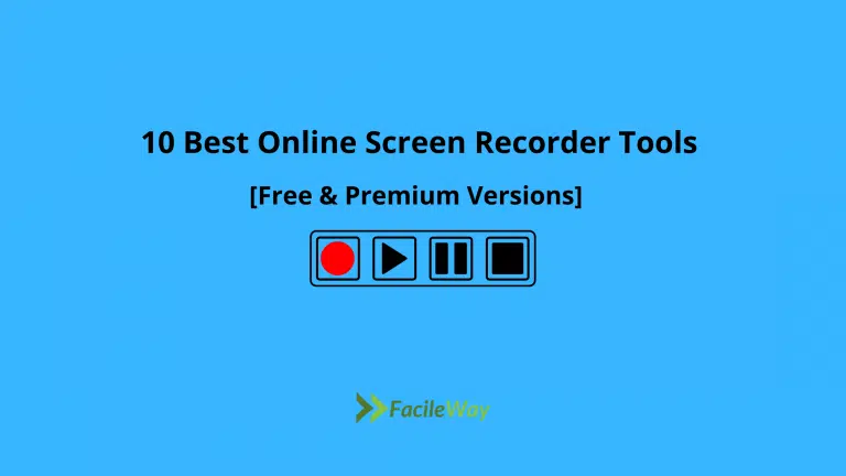 10 Best Online Screen Recorder Tools 2024 [Free & Premium]