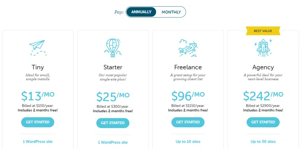 Flywheel web hosting that accepts PayPal 