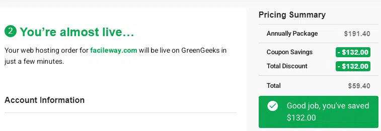 GreenGeeks Summer sale discount 