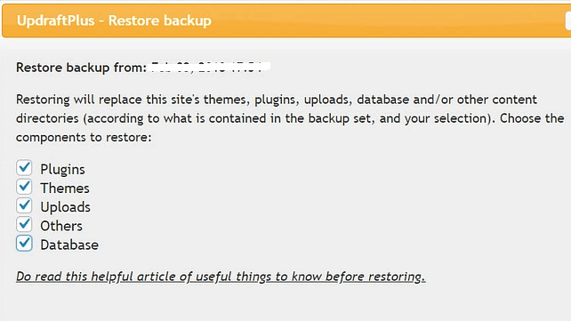 how to backup a WordPress plugin for free 