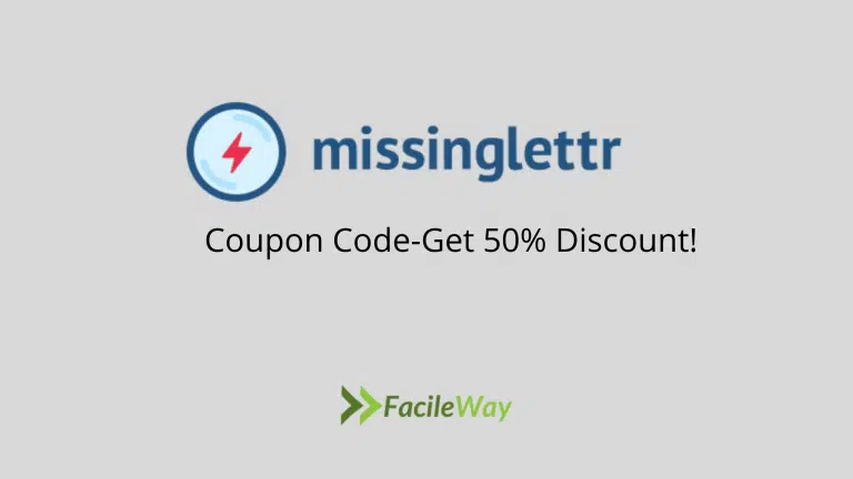 MissingLettr Coupon Code 2023→{Get A 50% Discount}
