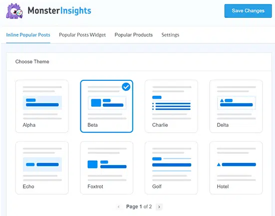 Install google analytics using MonsterInsights 
