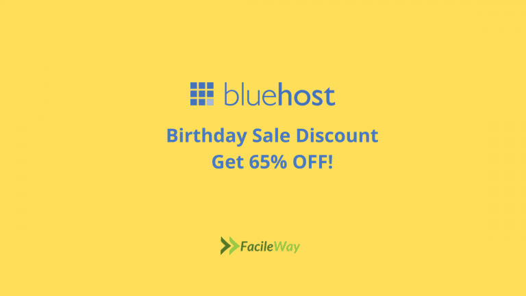 Bluehost Birthday Sale Offer 2023: $2.95/Month+Free Domain