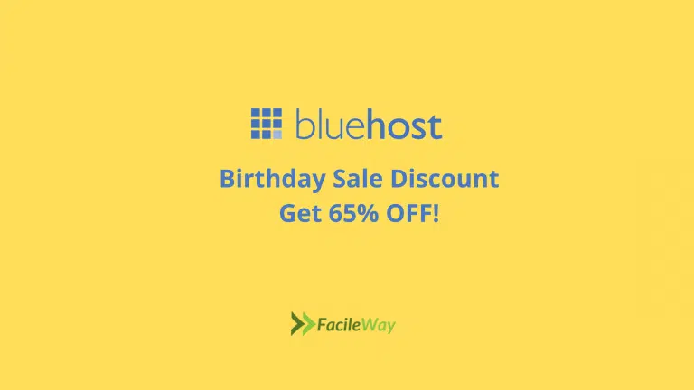 Bluehost Birthday Sale Offer 2023: {75% Instant Discount}