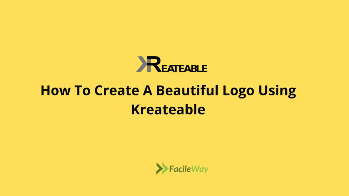 How To Create A Beautiful Logo Using Kreateable