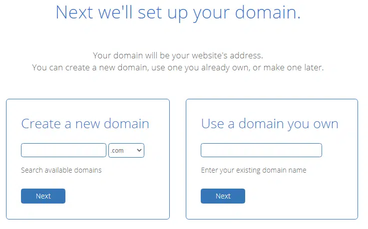 Buy web hosting with a free domain name
