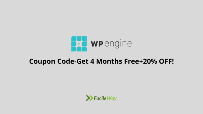 WP Engine Coupon Code 2023→ [4 Months Free+20% OFF!]