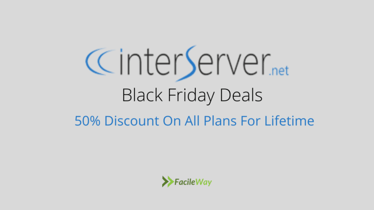 InterServer Black Friday Deal 2022-50% Discount For Lifetime