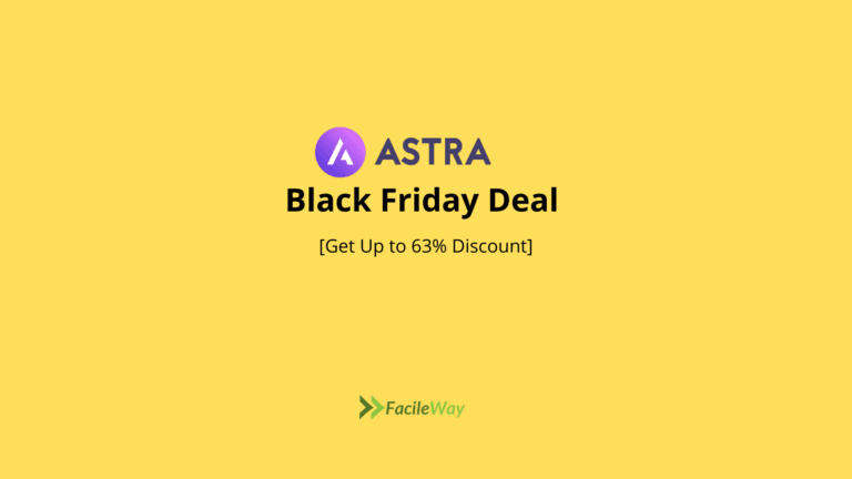 Astra Black Friday Deal 2022- Up To 63% OFF!