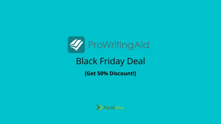 ProWritingAid Black Friday Deal 2024→{50% Discount Live}