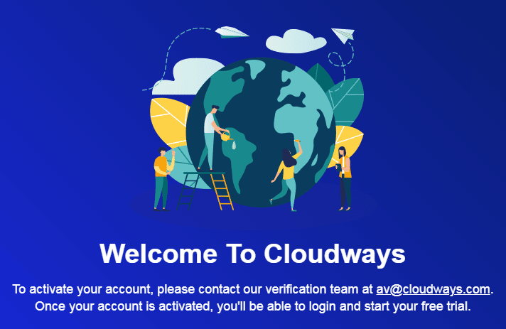 Cloudways free trial activation- The managed cloud hosting