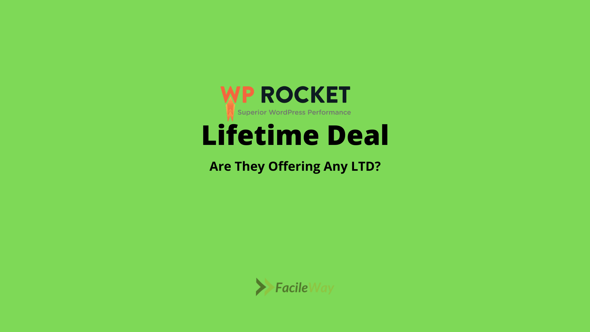 WP Rocket Lifetime Deal