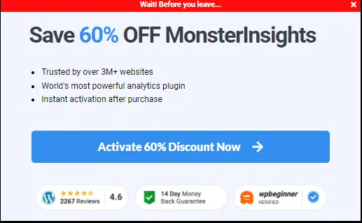 MonsterInsights Discount Code