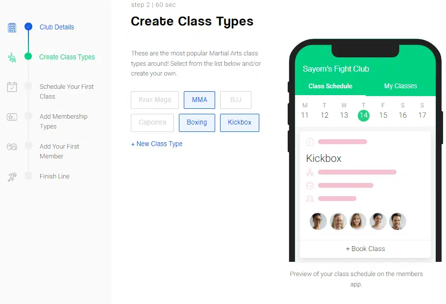 Creating Class Types with Arbox 
