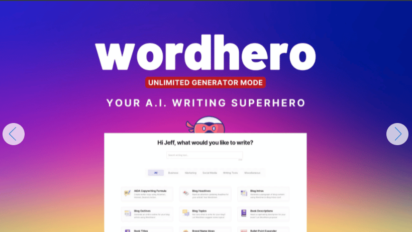 WordHero AppSumo Deals