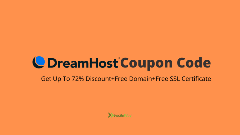 Dreamhost Coupon Code 2022-Get 72% OFF +Free Domain