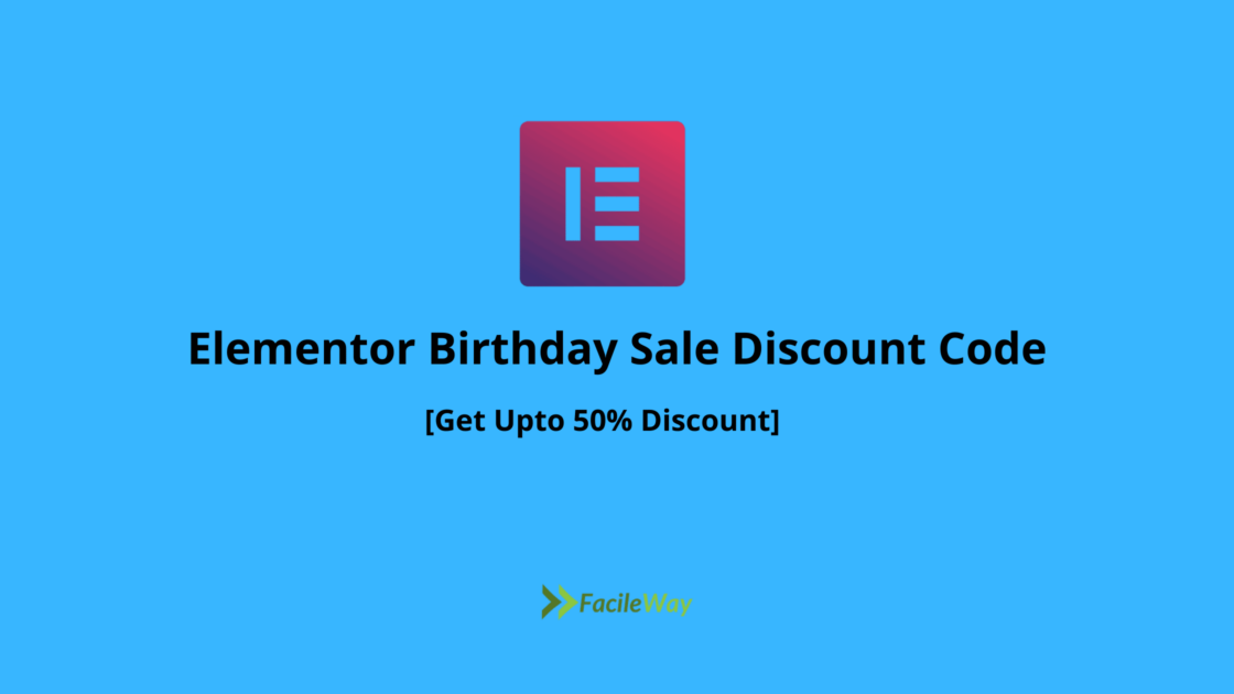 Elementor Birthday Sale Discount