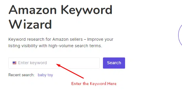 Amazon Keyword Wizard tool 