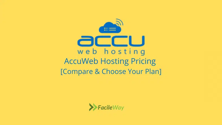 AccuWeb Hosting Pricing [2023]: Compare & Choose Your Plan