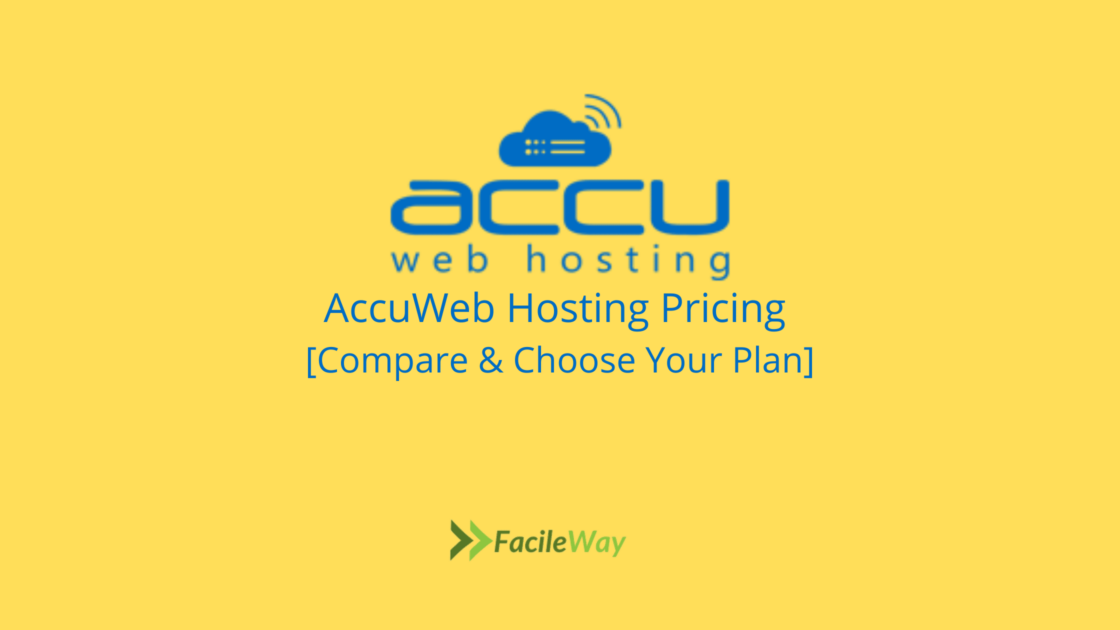 AccuWeb Hosting Pricing