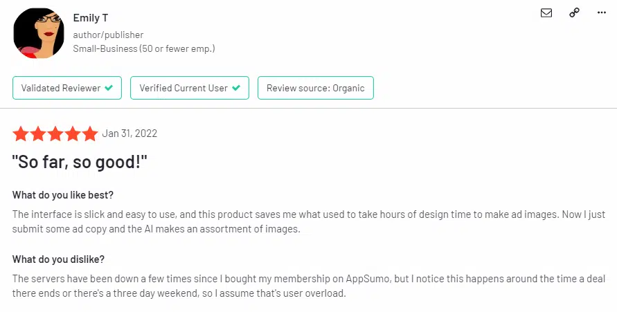 AdCreative AI Customer review