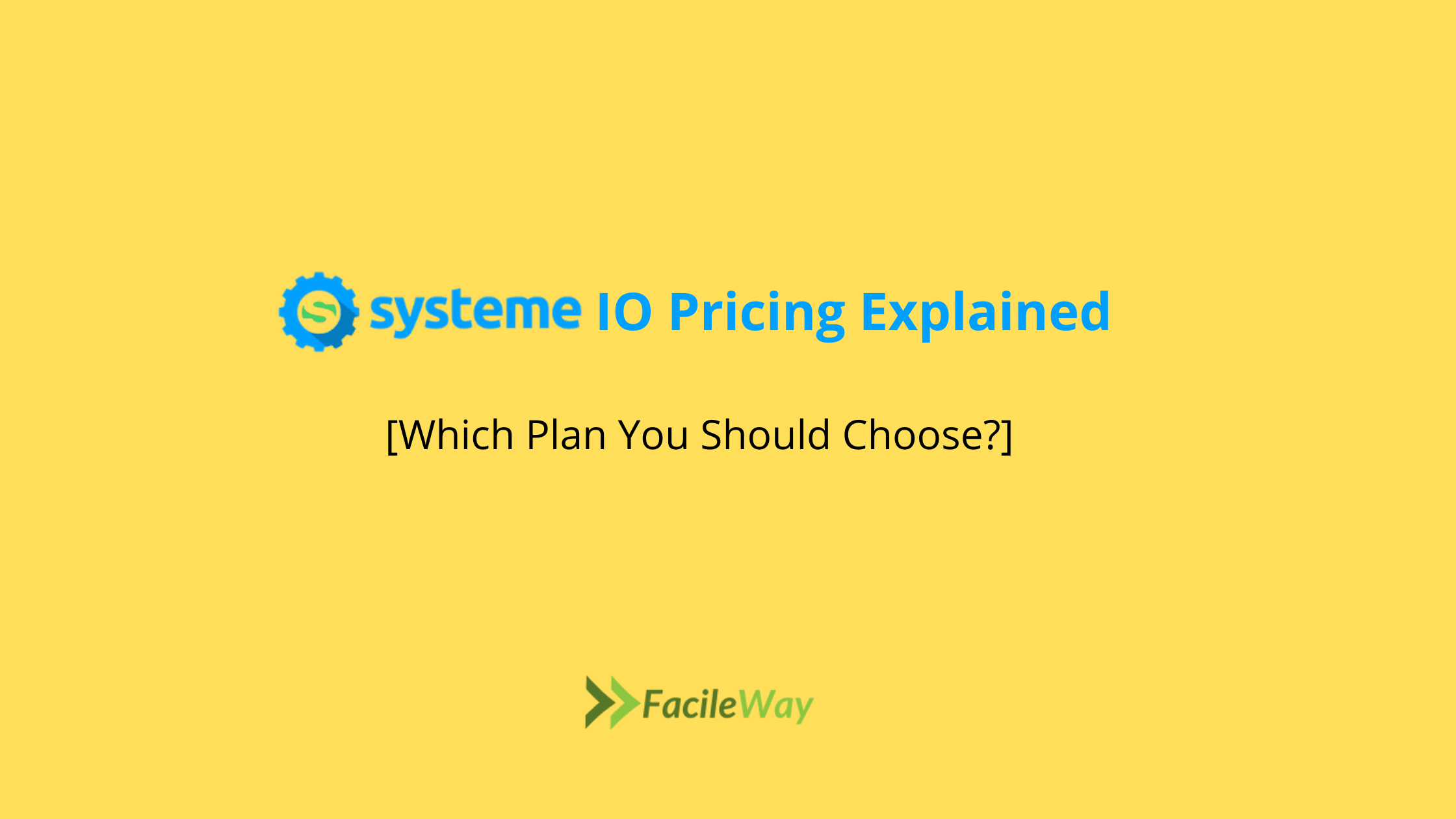 Systeme.io Pricing