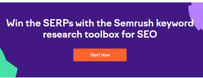 Free Trial of the Semrush on Keyword Research Tool 