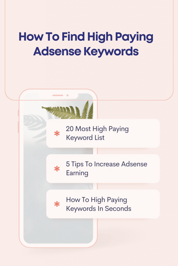 How to find high-paying Adsense keywords 