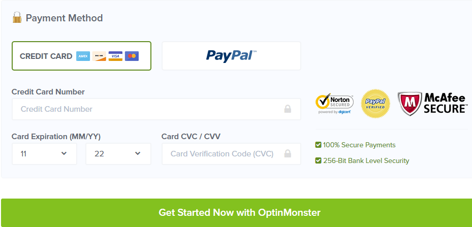 OptinMonster Final Payment