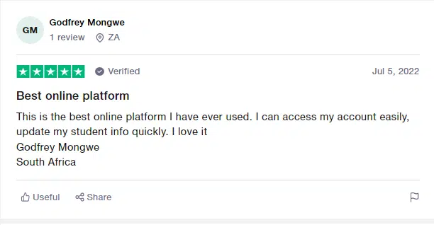 How customers reviewed Thinkific on Trustpilot 