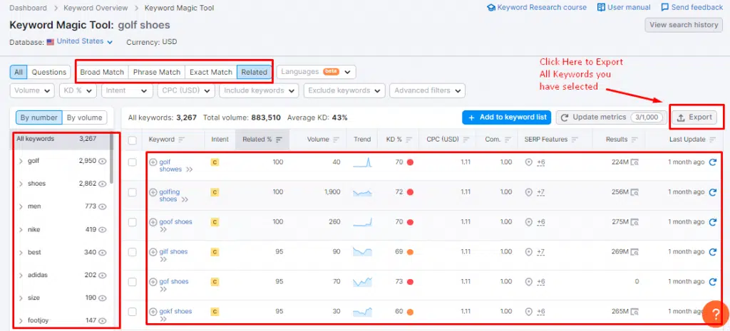 Find High Search Volume & Low-competition Keywords