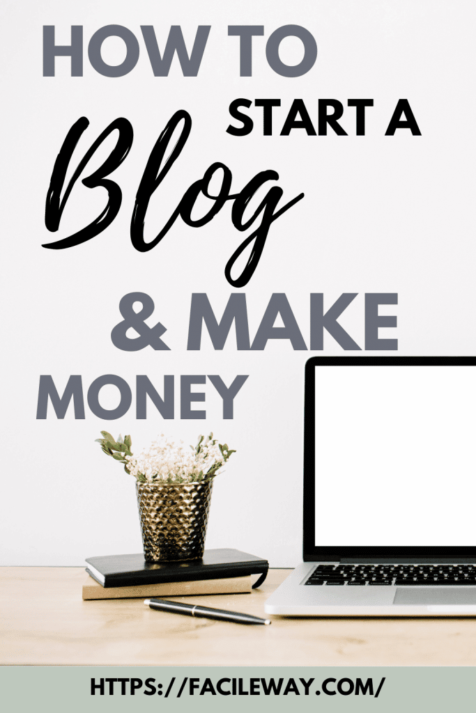 how to start blogging with Bluehost and make money online