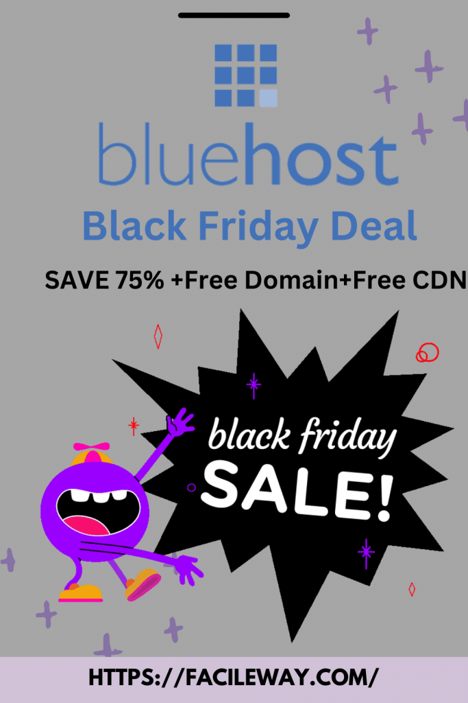 Bluehost Black Friday Discount 