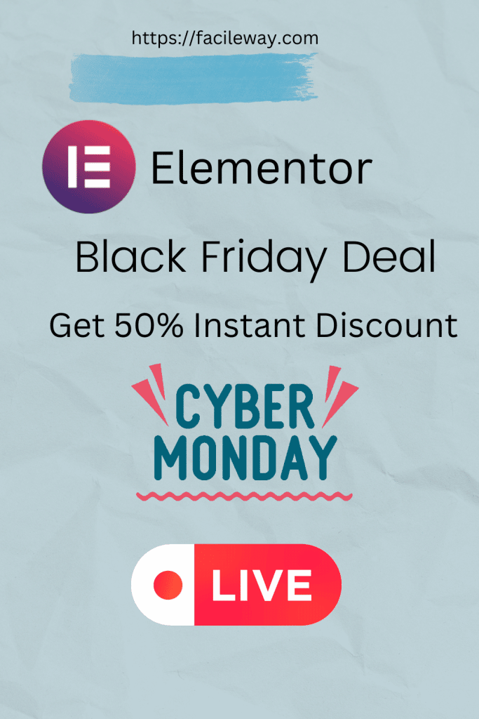 Elementor Cyber Monday Discount 