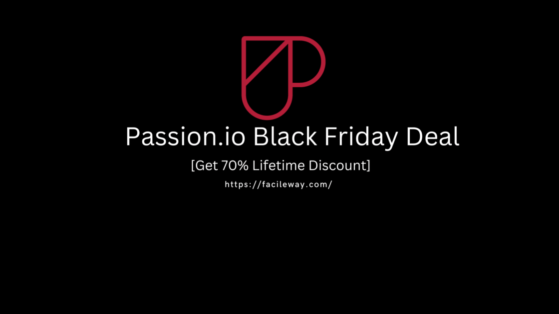 Passion.io Black Friday Deal