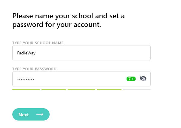 Set your School's Name 